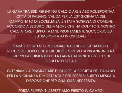 COMUNICATO UFFICIALE FERENTINO CALCIO