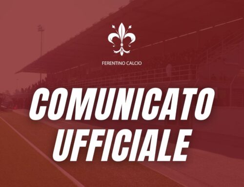 COMUNICATO UFFICIALE FERENTINO CALCIO